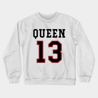 13th Birthday Gift Slab Queen 13 Crewneck Sweatshirt